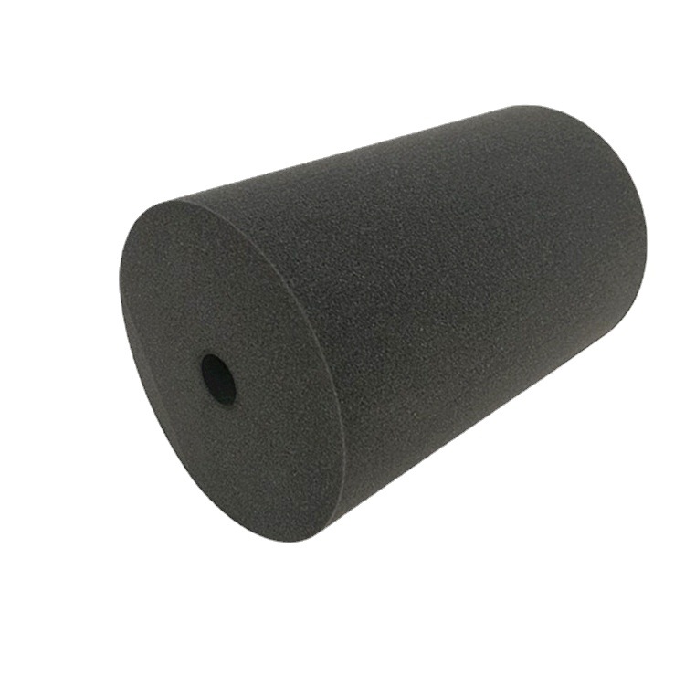 厂家批发空心黑色海绵圆柱 环形PU海绵管大号泡棉填充实心保护套