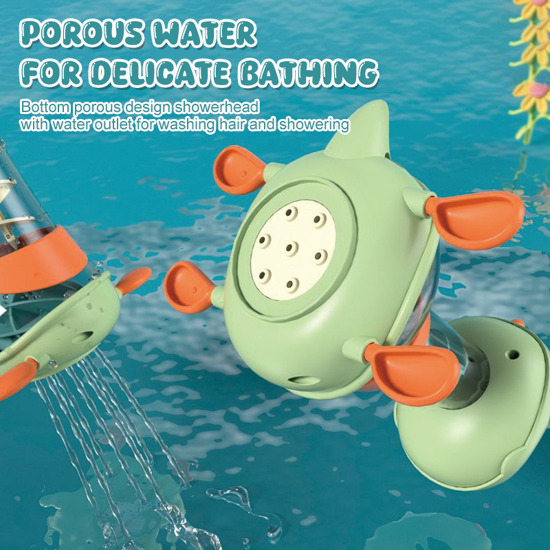 Juguetes de agua para niños transfronterizos rociadores dinosaurios rociadores rociadores tortugas rociadores conjuntos de anillo de anillo al por mayor