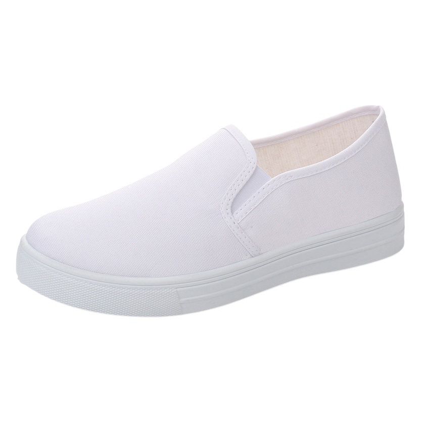 Primavera y otoño viejos zapatos de tela Beijing zapatos de enfermera zapatos blancos puros zapatos blancos pequeños zapatos negros zapatos de trabajo zapatos de lona suaves antideslizantes