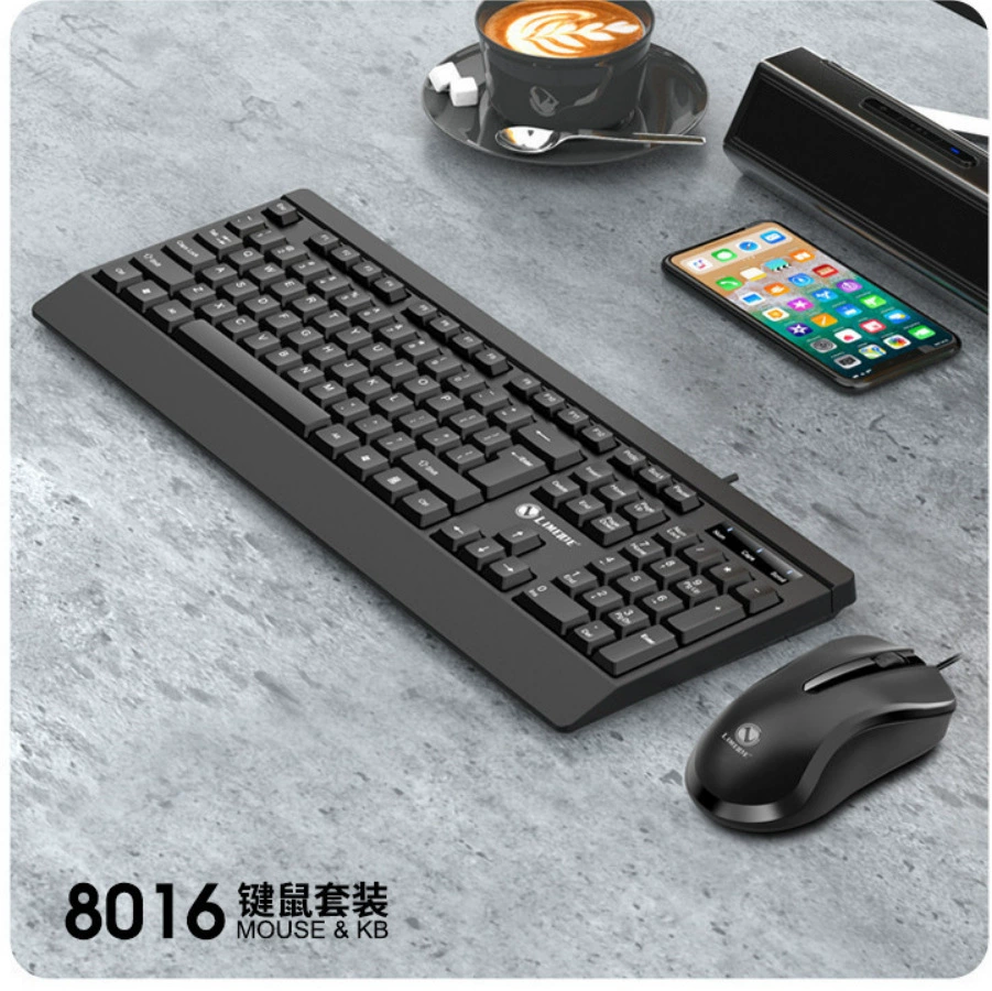 Проводная клавиатура Limei K15, одна клавиша, USB, бизнес-офисная, для ноутбука и настольного ПК, для киберспорта и бизнеса