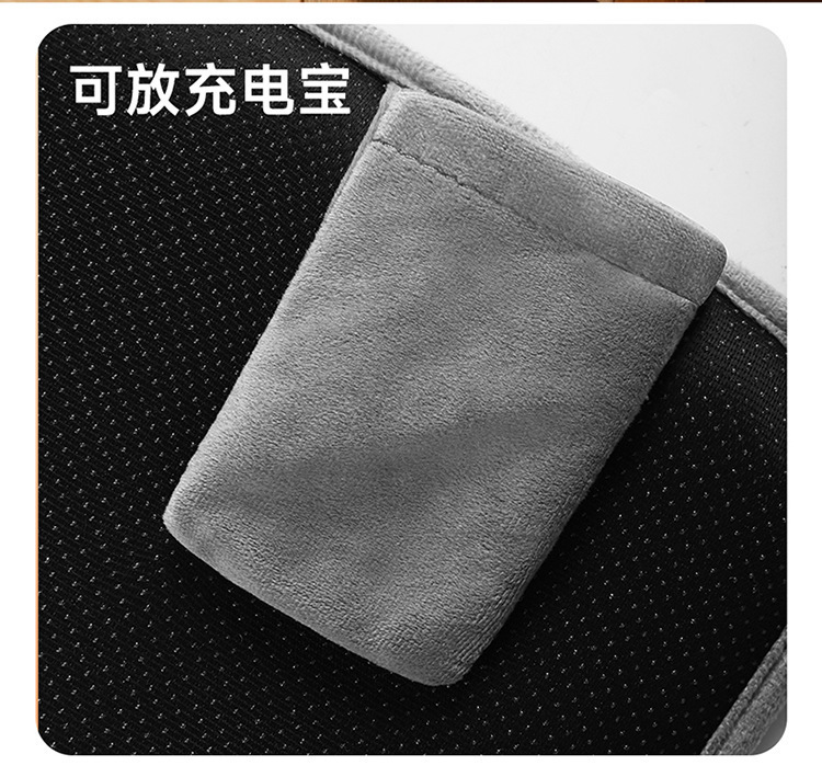 Thickened, warm, and fleece-lined car seat cushion for winter use; a versatile heated seat cushion suitable for both car and home