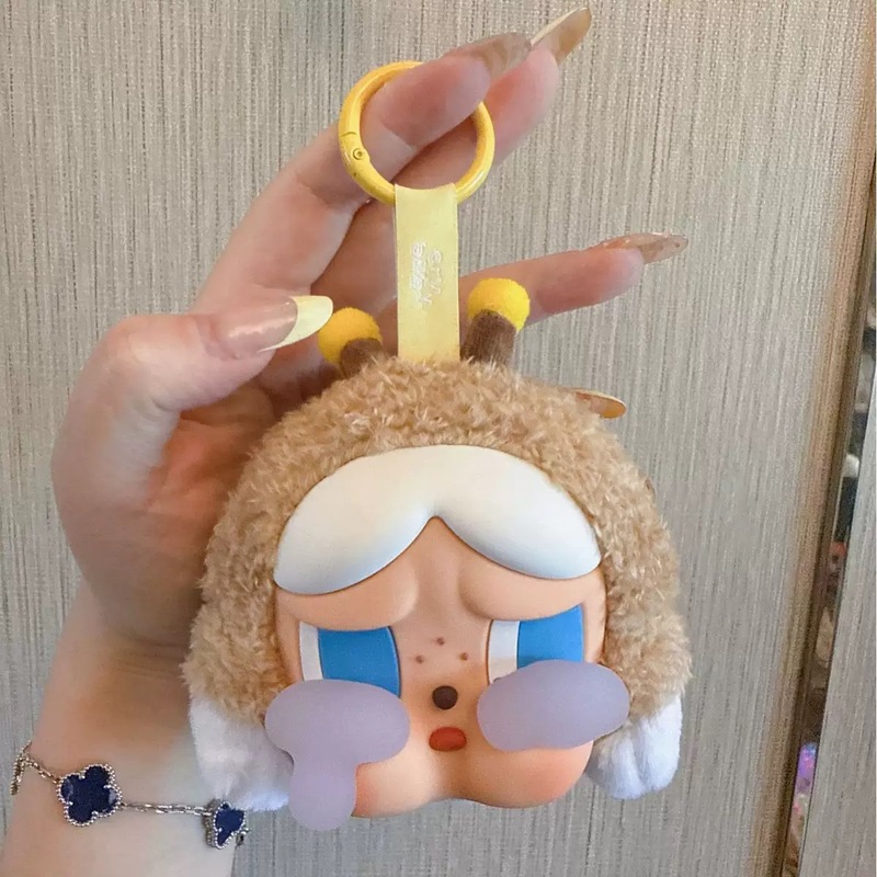 新製品クロスボーダー泣き赤ちゃんヘッドフォンバッグ小銭入れCRYBABYティアーズファクトリーシリーズビニールフェイストレンディぬいぐるみハンギング|undefined