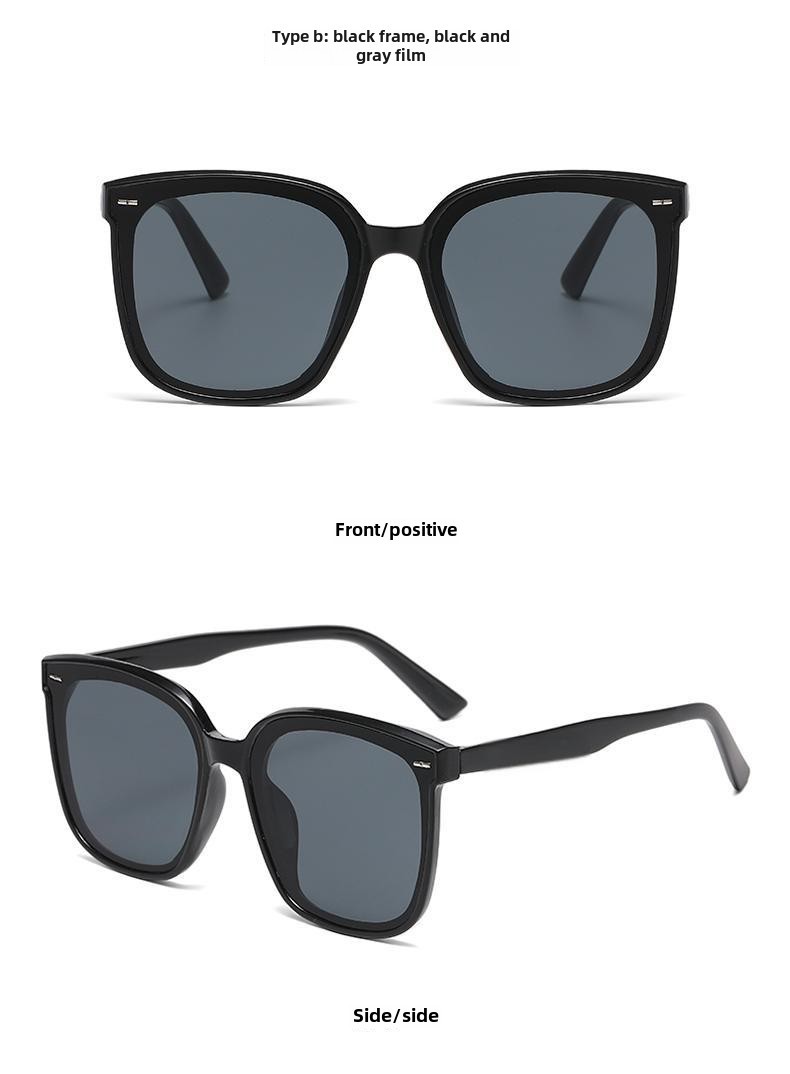 New Sunglasses Women's Sunglasses 808 Fashion Square Frame Sunglasses K-style Versatile Square Popular Glasses Stylish in_voghion.com