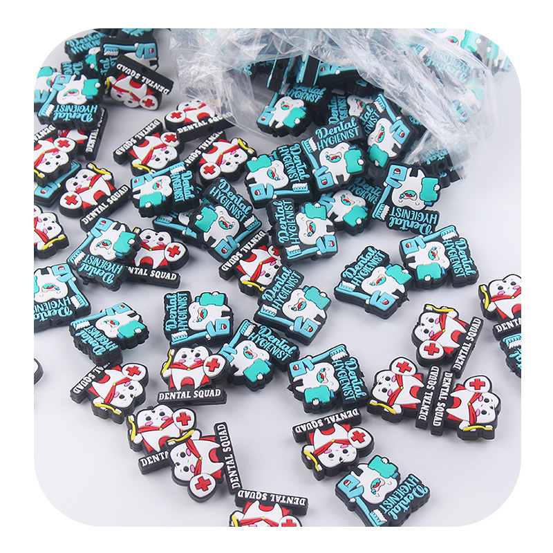 Productos creativos para bebés DIY dibujos animados dentales sauna joyas de silicona para bebés tetas cadena de dientes molares accesorios de pulsera de diente