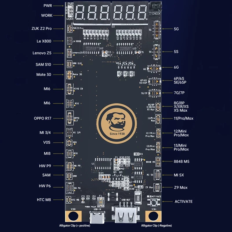 Техническое обслуживание парень BA27 Тестовая плата активации батареи
