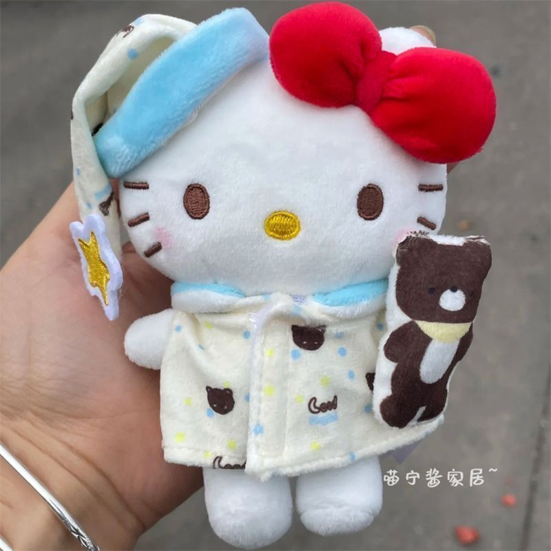 10cm厨房娃衣晚安日记棉花星体可爱公仔包包挂件摆件挂饰玩偶睡衣|undefined