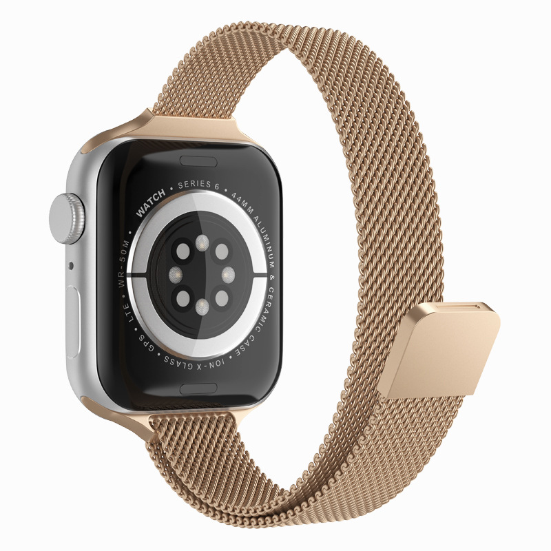 2024 Suitable for iwatch Series Full Size Metal Strong Magnetic Strap with Multiple Color Accessories High-quality Business Strap  (Non Watch)_voghion.com
