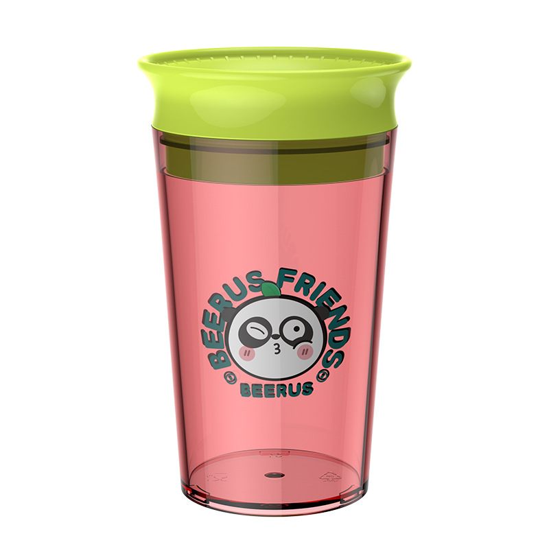 Taza para bebés y niños, taza para beber, taza para beber, pico de pato, taza para aprender a beber, taza para beber para niños, fábrica al por mayor