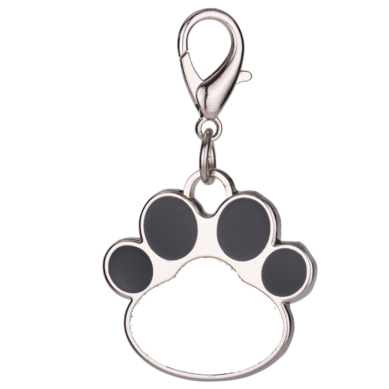 Consumibles de transferencia de calor en blanco para mascotas colgantes de sublimación caliente placa de perro arco temperamento accesorios pequeños regalos paparazzi placa de etiqueta