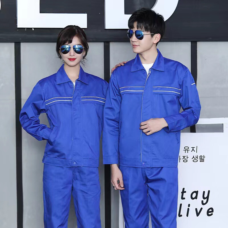 Long Sleeve machinery factory work clothes suit men's workshop repair factory clothes Labor protective clothing wear-resistant auto repair welder clothes anti-scald Long Sleeve machinery factory work clothes suit men's workshop repair factory clothes Labor protective clothing wear-resistant auto repair welder clothes anti-scald