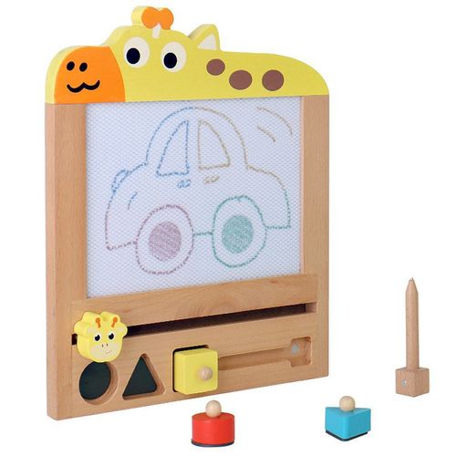 Kids' Magnetic Writing Board, Educational Toddler Drawing Pad, Doodle Painting Board for Home Use, Wooden Art Frame Toy, Wholesale