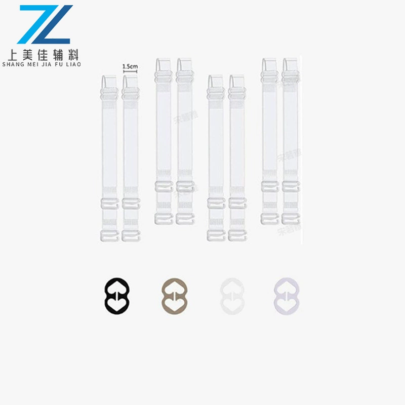 [Трансграничная] комбинированный набор из 12 предметов прозрачных бретелей для нижнего белья, 8 предметов + противоскользящие пряжки для нижнего белья, 4 предмета, прямые продажи с фабрики