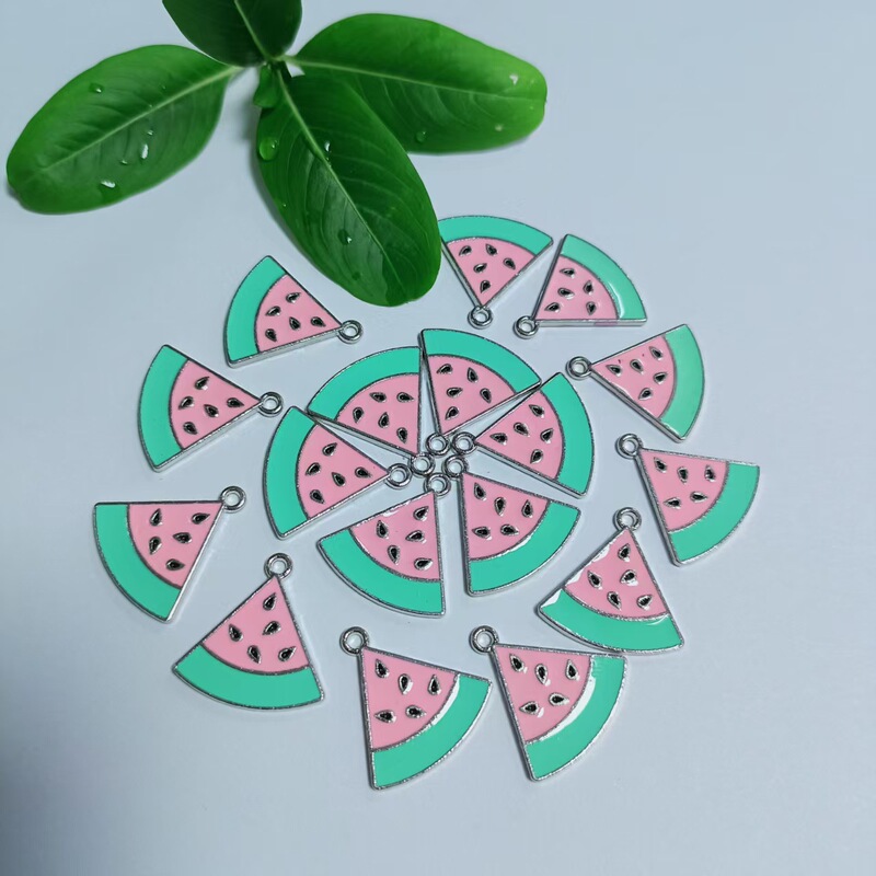 Manufacturer Low Price Limited Wholesale Unicorn Small Watermelon Oil Dripping Glue Pendant DIY Jewelry Accessories Manufacturer Low Price Limited Wholesale Unicorn Small Watermelon Oil Dripping Glue Pendant DIY Jewelry Accessories