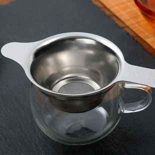 Tea Strainer Stainless Steel Tea Filter Tea Set Accessory Tea Separator Glass Fair Cup Tea Strainer Gadget