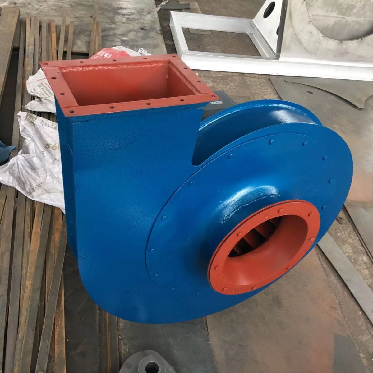 青岛风机厂家供应高压离心风机设备  碳钢材质  非标制作风机设备