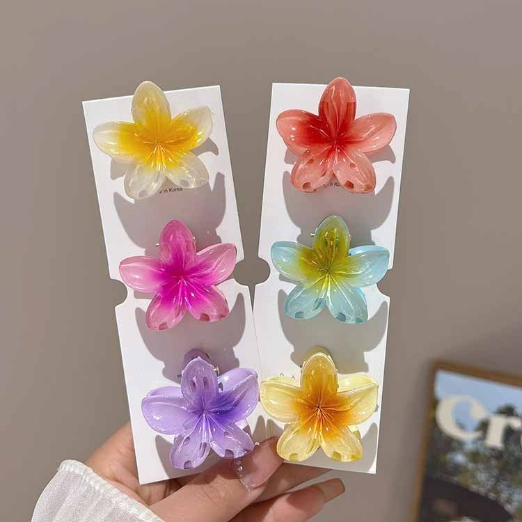 4cmの甘美な少女の卵の花のヘアピンの女性の休暇の風の側の前髪の小さいサメは写真を撮って髪を挟みます。|undefined