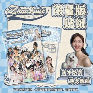 Zhao Lusi Yu Shu Xin Ji Yi Ka Wow Star Animation Sticker Hand Account Decoration Material Sticker Sticker