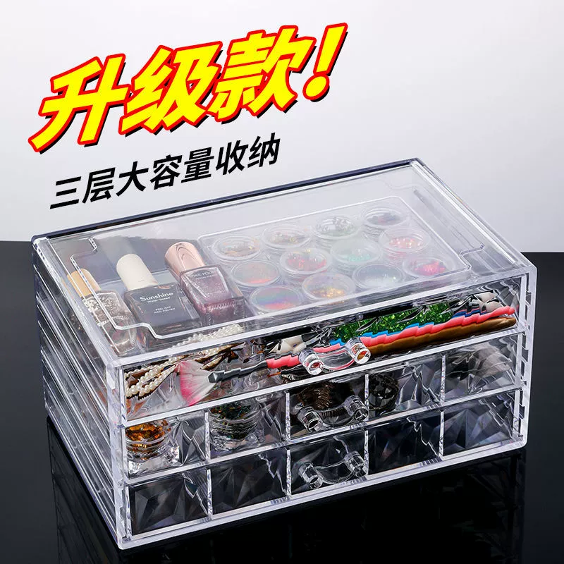 Лак для ногтей, organizer essential oil косметический, столовые серьги, помада, декор ногтей, украшения, акриловая коробка для хранения