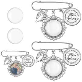 欧美外贸时光宝石托盘DIY相框照片胸针挂件别针毕业季婚礼饰品