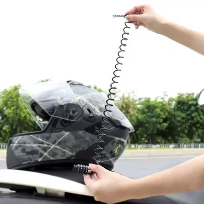 Lock, Anti-Theft Password Lock, Portable: Helmet lock
