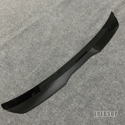 Suitable for 08-20 Hatchback Bmw 1 Series Rear Wing F20 E87 Imported 1 Series Carbon Fiber Pattern Top Wing Without Drilling (Fixed wind wing) - bright-black-bag
