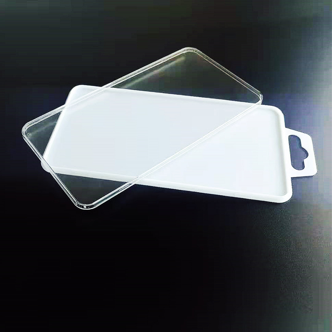 手机钢化膜包装盒 手机保护膜透明包装盒 钢化玻璃水晶塑料包装盒