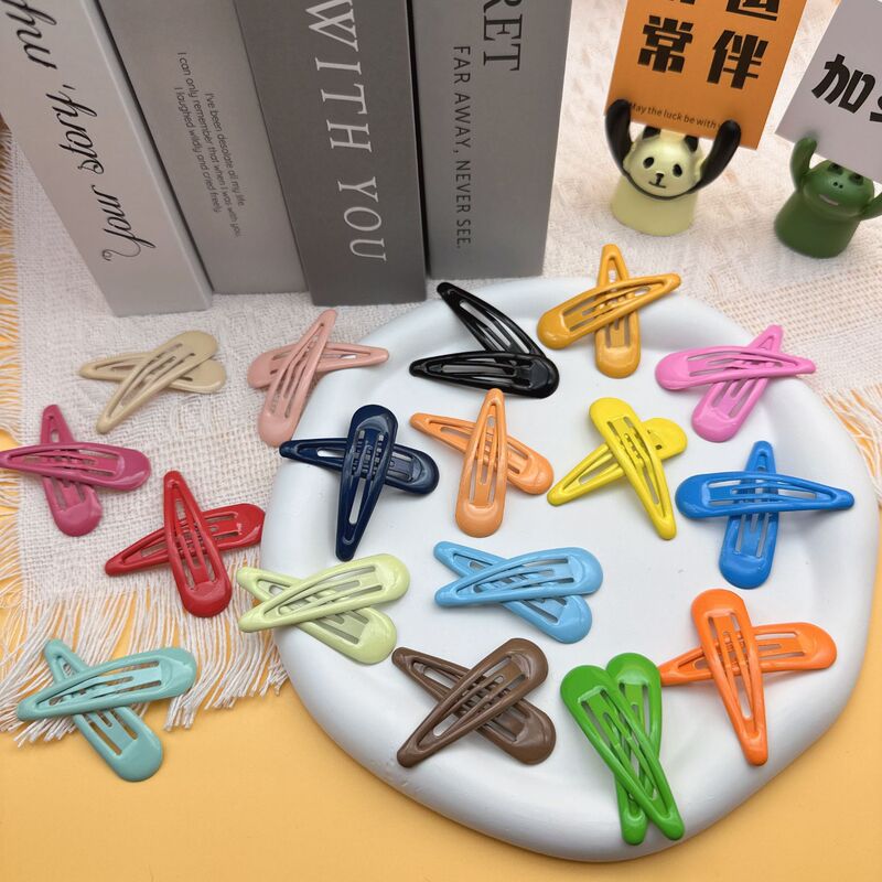 Korean-Style Trendy Hair Accessories, Colorful High-Quality Children's Hair Clips, Water Drop Candy-Colored Bb Clips, Oil-Drip Hairpins, Bangs Clips Korean-Style Trendy Hair Accessories, Colorful High-Quality Children's Hair Clips, Water Drop Candy-Colored Bb Clips, Oil-Drip Hairpins, Bangs Clips