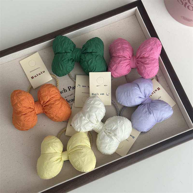 Süße Macaron Haarspange Und Haargummi Set Für Den Alltag_voghion.com