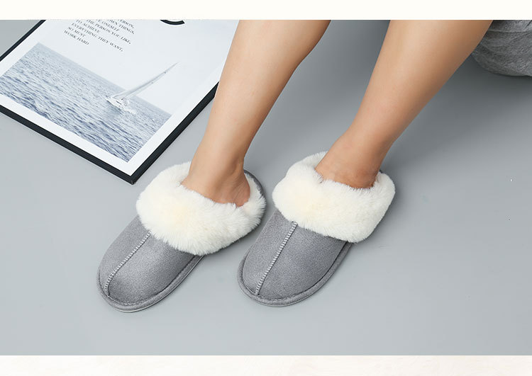 Women's Casual Solid Color Round Toe Cotton Slippers display picture 2