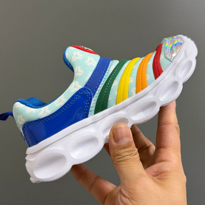 Directly Supplied from Putian Factory, Nk9117 Nk New Model Caterpillar Led Children's Slip-On Sneakers