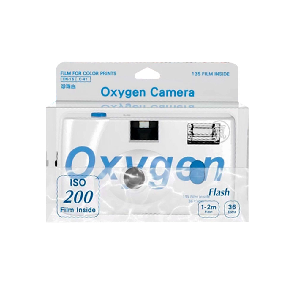 Fuji instant camera, pearl white, color, 36 shots