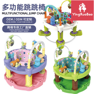 Foreign trade fitness rack baby toys 0-1 year-old jump chair child coax bouncing artifact swing bouncing chair wholesale