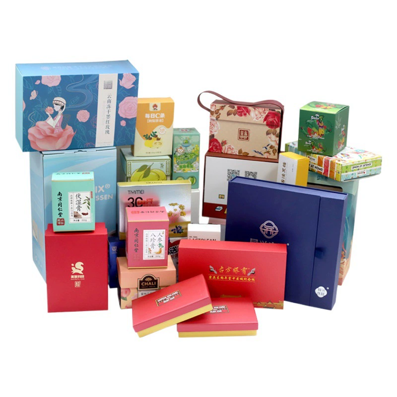 Подарочные коробки, бумажные коробки, коробки для косметики, упаковочные коробки, цветные коробки, индивидуальные малотиражные белые картонные коробки, печать.