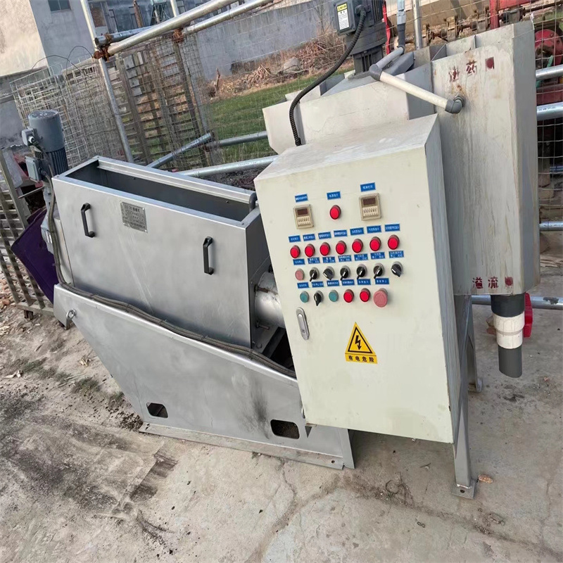 出售二手叠螺污泥脱水机 固液分离脱水一体机设备 回收