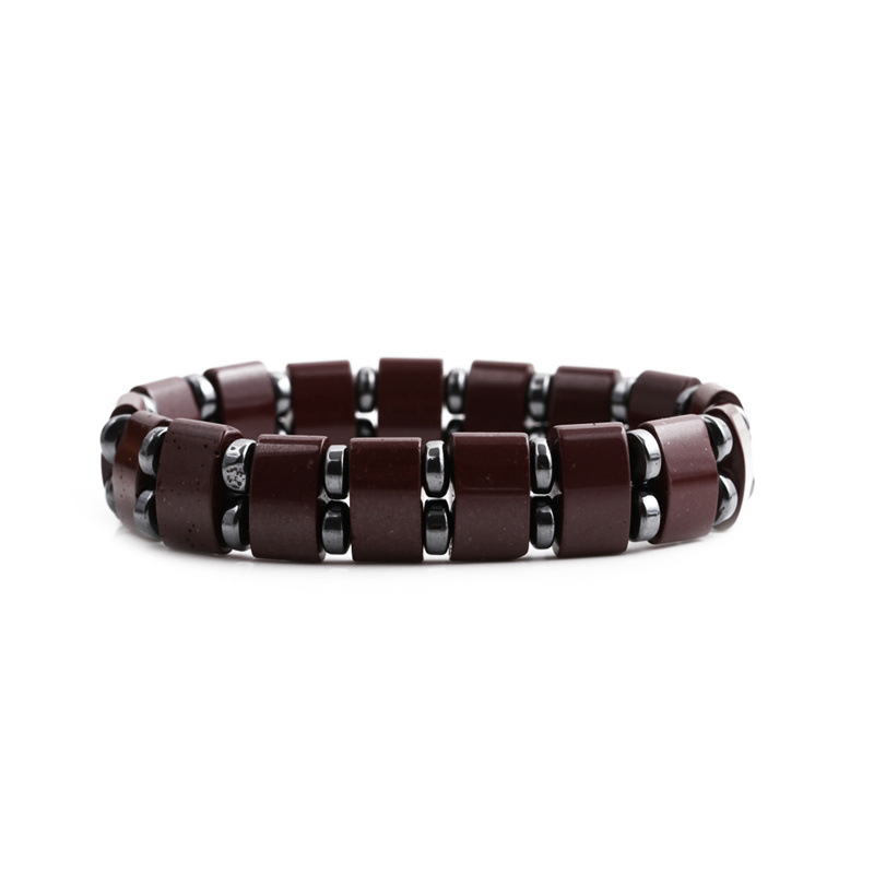 Fashion Black Gallstone Magnetic Bracelet Wholesale display picture 3