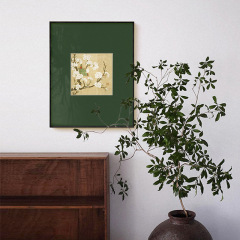 New Chinese-style foyer homestay decorative painting: meticulous brushwork flower-and-bird traditional Chinese paintings&mdash;artistic wall hangings for Song Dynasty living rooms, as well as murals for bedrooms and studies.