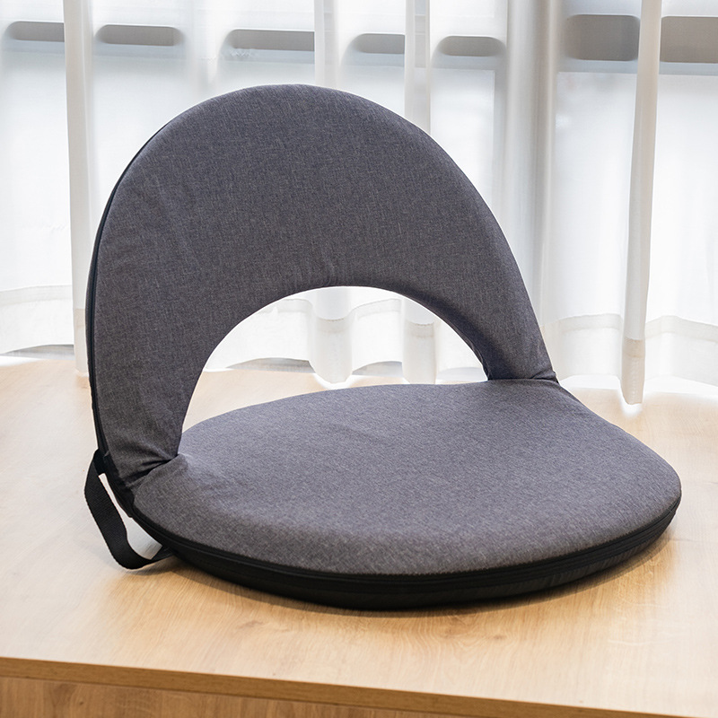 Asiento de tatami de estilo japonés cama de dormitorio cojín de larga duración portátil plegable Ventana de Bahía sofá perezoso silla trasera sin patas