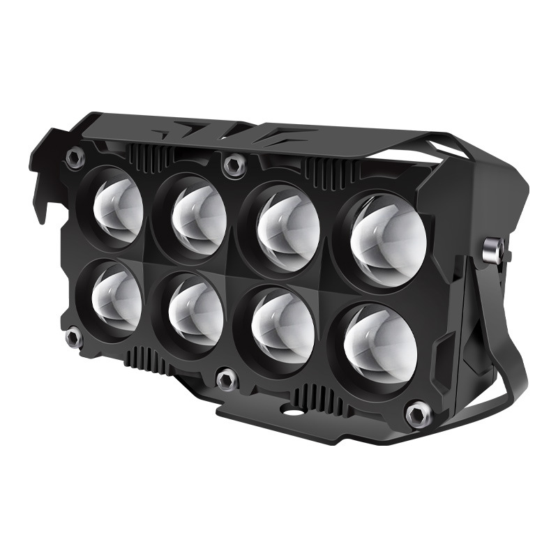 100W de alta potencia automóvil exterior motorcycle led lámpara de lámpara auxiliar transformar cañón láser de pavimentación
