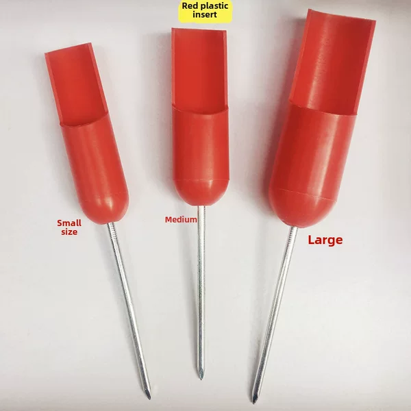 Origin Supply Red Glue Insert Fishing Rod Holder Fishing Hand Rod Sea Rod Dual-Purpose Fishing Gear Plastic Sea Insert Fishing Gear Wholesale