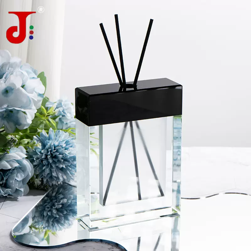 水晶室内家居摆件香熏瓶厕所藤条精油水晶礼品香水瓶