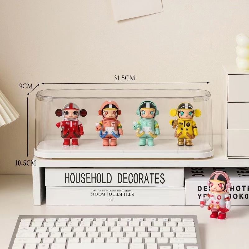 ブラインドボックス収納展示棚バブルマットアクリルボックス透明防塵手作りレゴ積み木置物展示棚|undefined