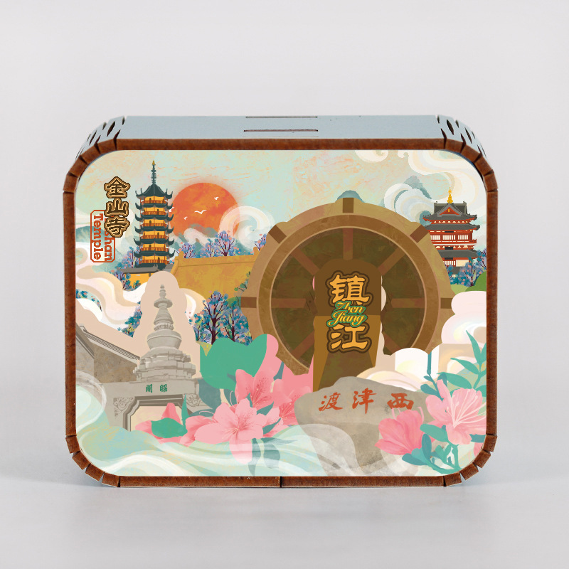 オリジナルアモイ重慶南京西安都市動態オルゴールオルゴールオルゴール観光記念品|undefined
