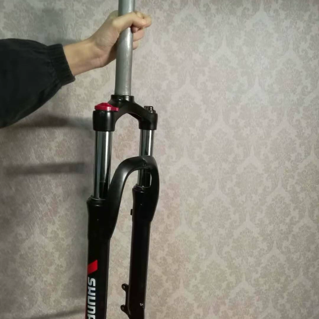 Shun'an 27,5-дюймовый полуалюминиевый амортизатор с замком для горного велосипеда Бесзернистая передняя вилка амортизатор дисковый тормоз передняя вилка аксессуары для горных велосипедов