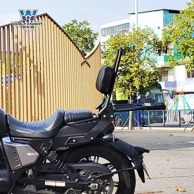 Motorcycle tail, V BA 250 backrest modified tail