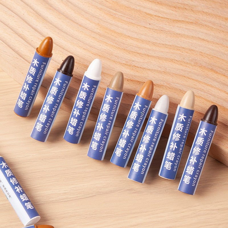 Wood Wax Crayon圆柱加硬修补蜡笔 木门地板划痕木质家具填充修复