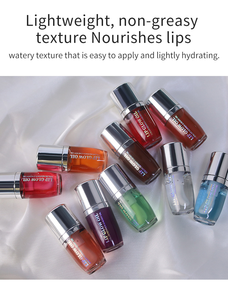 VIBELY Cross-border Water Light Glass Lip Oil Moisturizes, hydrates, brightening and transparent Lip Gloss Dudu Lip Gloss reduces lip lines undefined