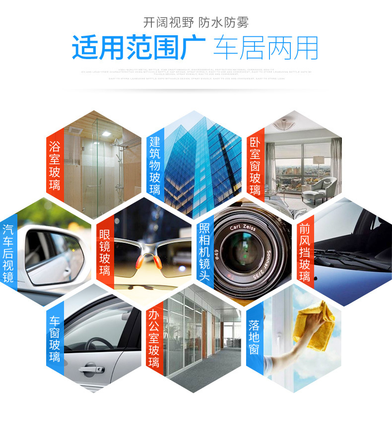 Car Servant Glass Anti-Fogging Agent Dial Agent Long-lasting Anti-fog Transparence Vision Rearview Mirror Anti-fog Fogging Glass Cleaner