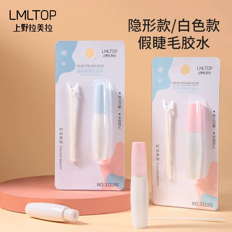 False eyelashes to create double eyelids, glue