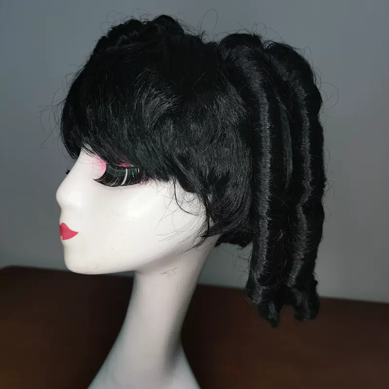 民国复古风公主卷整套假发卷旧上海旗袍晚假发套齐刘海短发短卷