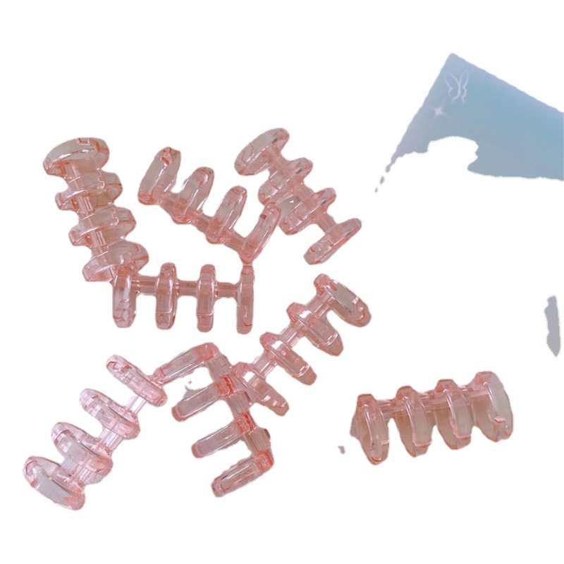 Acrílico de 4 agujeros de hojas sueltas hebilla titular de libro transparente libro de encuadernación DIY reemplazo casero clip hebilla anillo libro de ponche